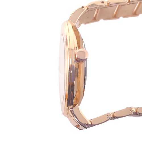Reloj Nine West análogo metálico rose gold para mujer
