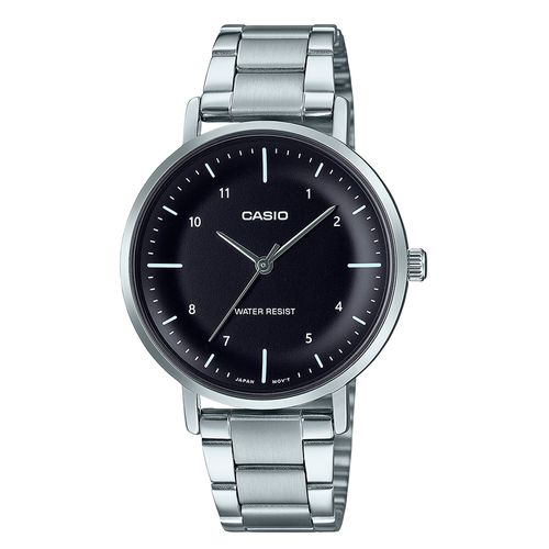 Reloj Casio análogo de acero plateado para hombre
