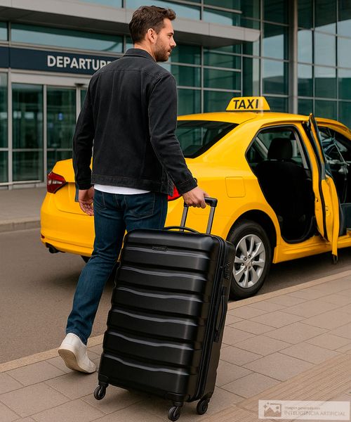 Maleta Samsonite Literock mediana negra